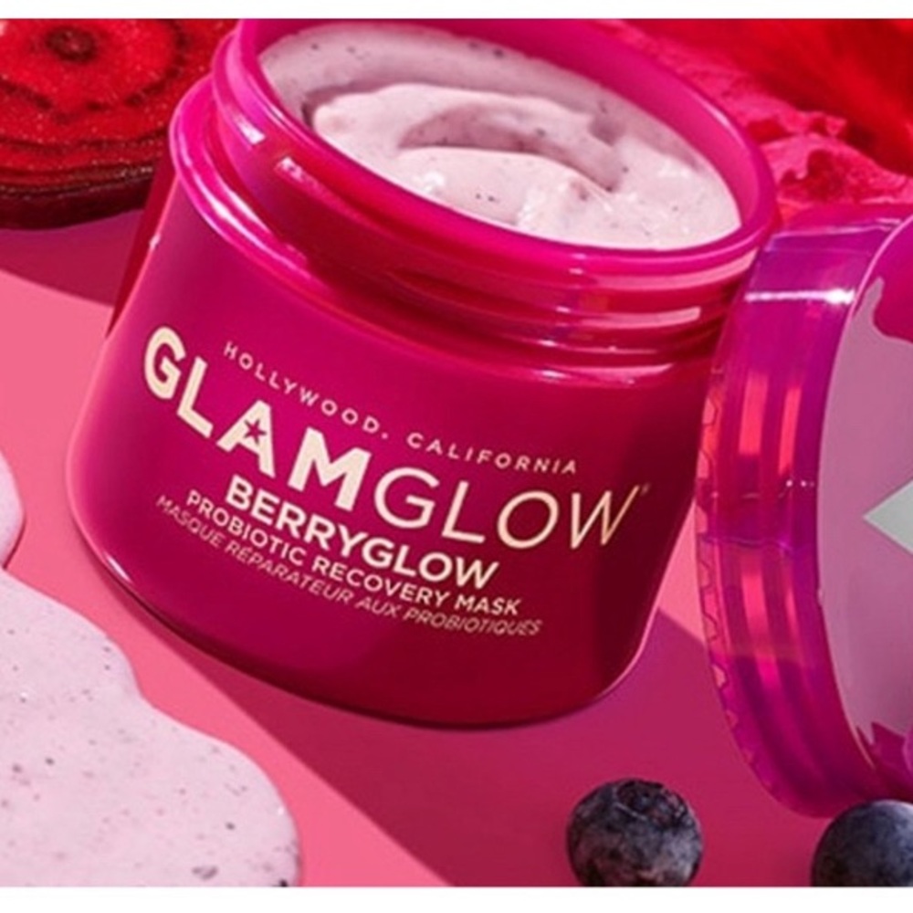 GLAMGLOW BERRYGLOW PROBIOTIC RECOVERY MASK NIB